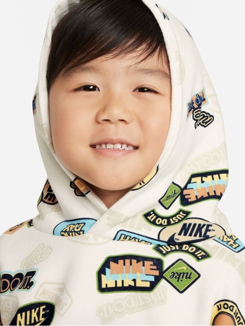 Nike Sportswear 
Toddler 3T Printed pullover Hoodie SWOOSH JUST DO IT - Picture 16 of 16